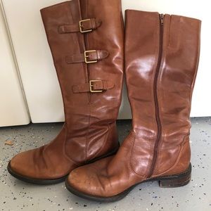 Ecco riding boots with buckles